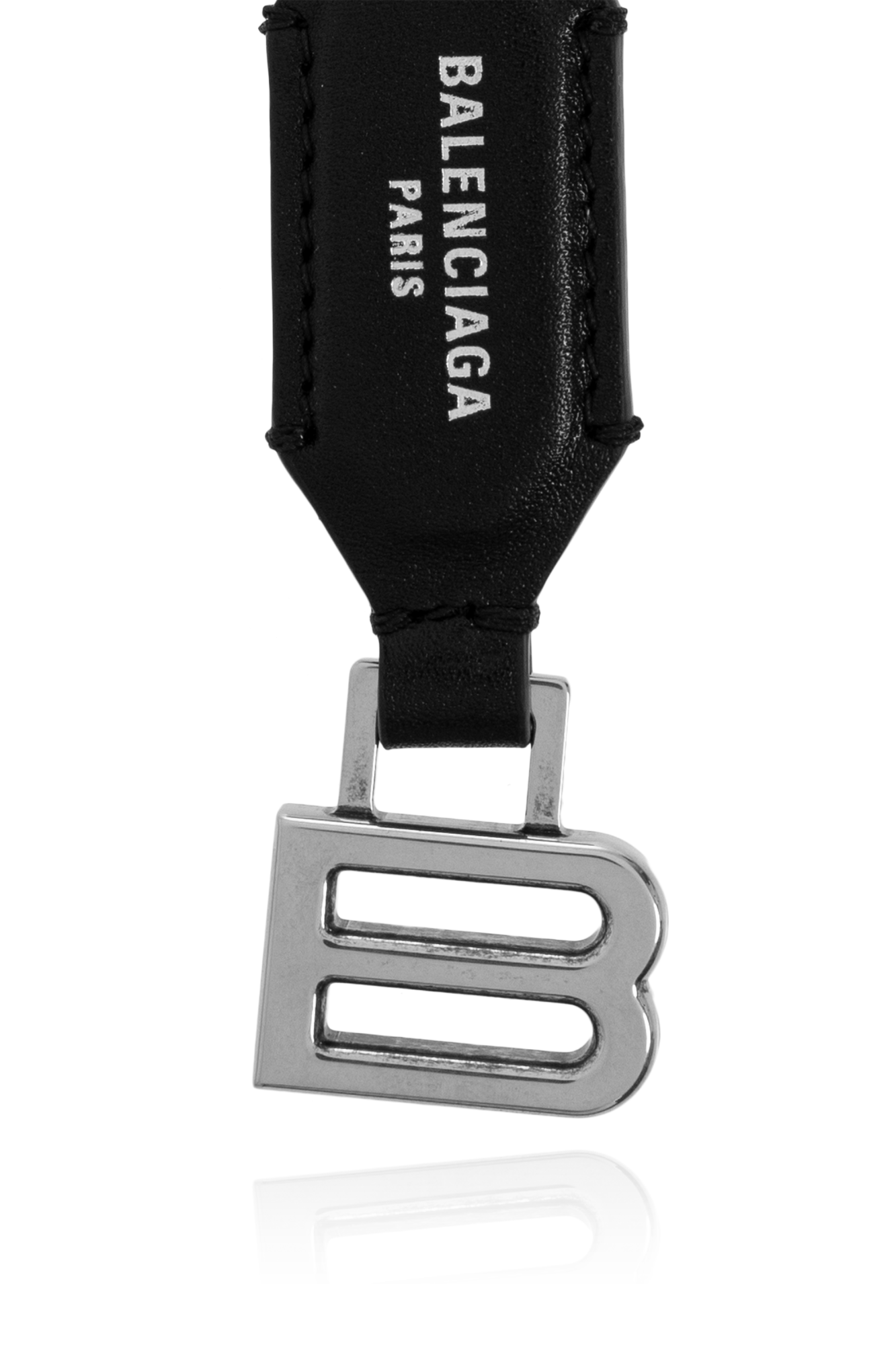 Silver Keychain with logo Balenciaga - Vitkac AS